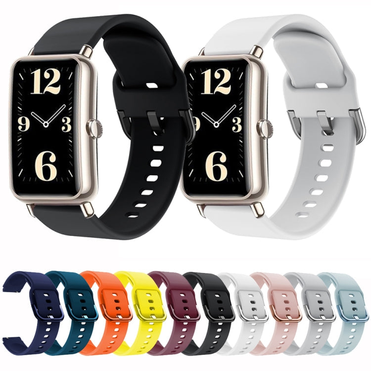 Color Buckle Silicone Watch Band