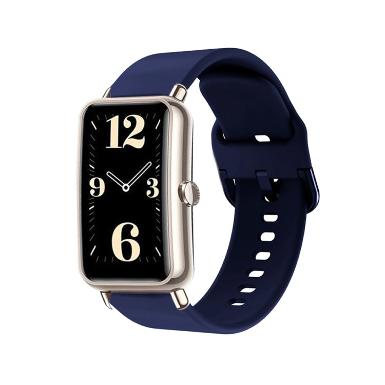 Color Buckle Silicone Watch Band