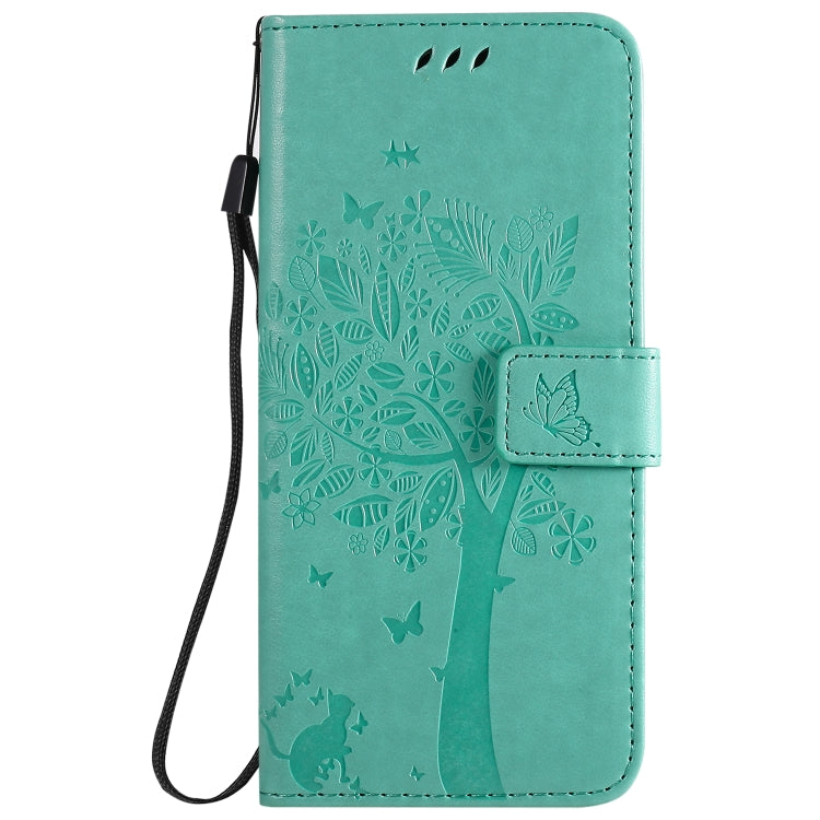 Tree & Cat Pattern Pressed Printing Horizontal Flip PU Leather Case with Holder & Card Slots & Wallet & Lanyard, Series 3 My Store