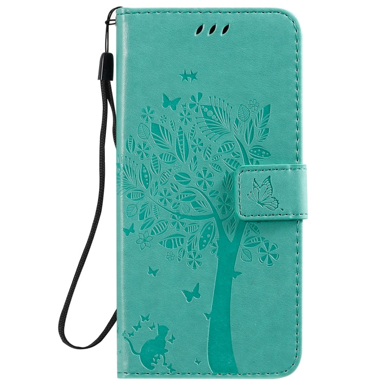 Tree & Cat Pattern Pressed Printing Horizontal Flip PU Leather Case with Holder & Card Slots & Wallet & Lanyard, Series 8 My Store