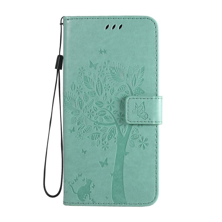 Tree & Cat Pattern Pressed Printing Horizontal Flip PU Leather Case with Holder & Card Slots & Wallet & Lanyard, Series 7 My Store