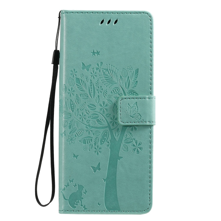 Tree & Cat Pattern Pressed Printing Horizontal Flip PU Leather Case with Holder & Card Slots & Wallet & Lanyard, Series 2 My Store