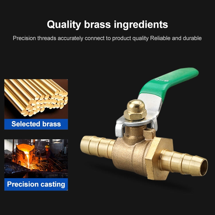 LAIZE Pneumatic Hose Barb Brass Shutoff Ball Valve My Store