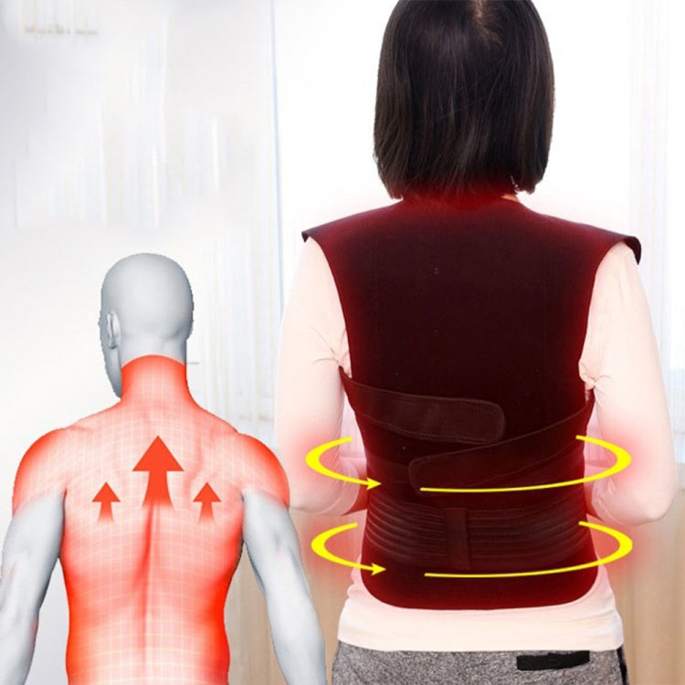 HailiCare Household Neck Back Waist Protector Waistcoat Warm Vest Protective Gear with Magnet Therapy My Store