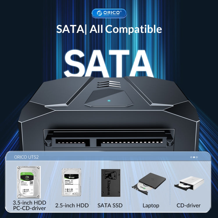 ORICO UTS2 USB 3.0 2.5-inch SATA HDD Adapter with 12V 2A Power Adapter My Store