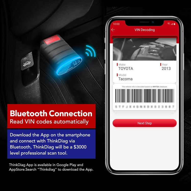 ThinkDiag SP164-O OBD2 Car Fault Diagnosis Instrument with a Free Software and DEMO