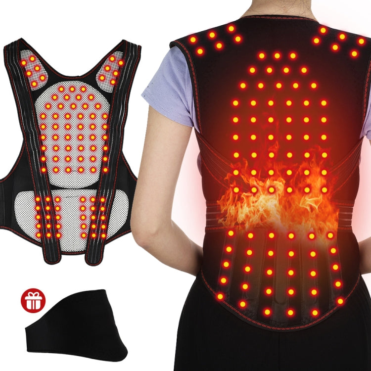 HailiCare Larger Version Household Neck Back Waist Protector Waistcoat Warm Vest Protective Gear with Magnet Therapy My Store