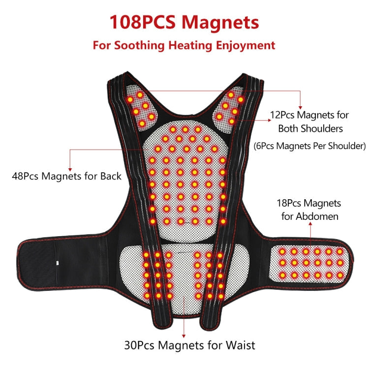 HailiCare Larger Version Household Neck Back Waist Protector Waistcoat Warm Vest Protective Gear with Magnet Therapy My Store