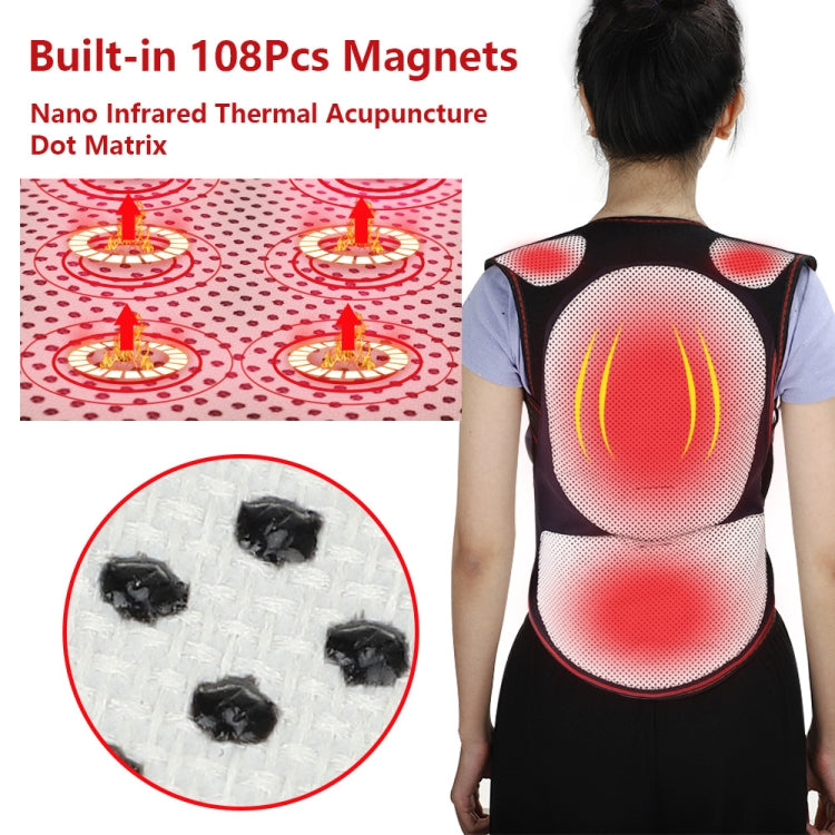 HailiCare Larger Version Household Neck Back Waist Protector Waistcoat Warm Vest Protective Gear with Magnet Therapy My Store