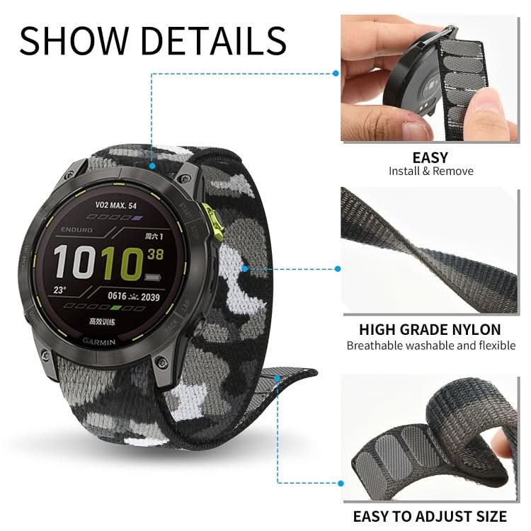 Hook And Loop Fastener Nylon Watch Band