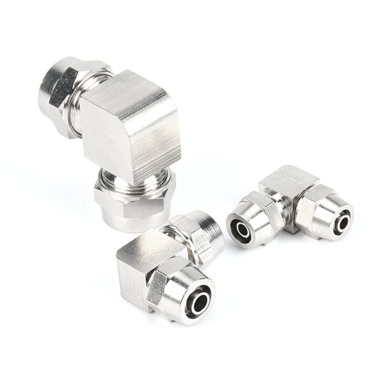 LAIZE Nickel Plated Copper Elbow Pneumatic Quick Connector