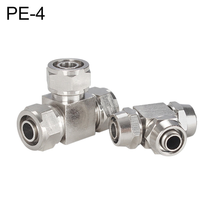 LAIZE Nickel Plated Copper Y-type Tee Pneumatic Quick Connector