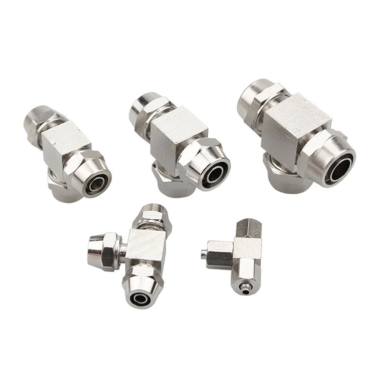 LAIZE Nickel Plated Copper Y-type Tee Pneumatic Quick Connector My Store