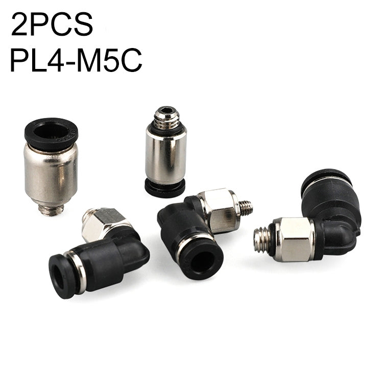 PL4-M3C LAIZE 2pcs Nickel Plated Copper Mini Pneumatic Quick Connector My Store