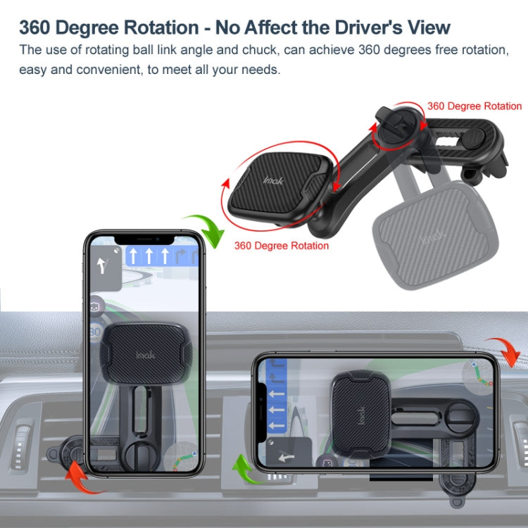 IMAK C5-F2 Dual Chip Air Outlet Magnetic Car Holder ÎҵÄÉ̵ê