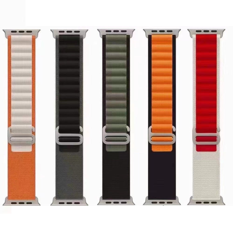 Breathable Two-color Nylon Watch Band For Apple Watch