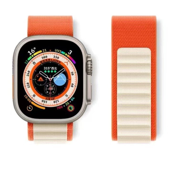 Breathable Two-color Nylon Watch Band For Apple Watch