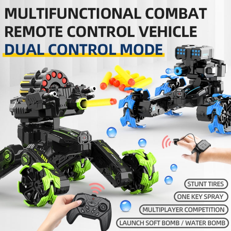 DM-518 Four-wheel Battle Blooming Tire Spray Remote Control Car