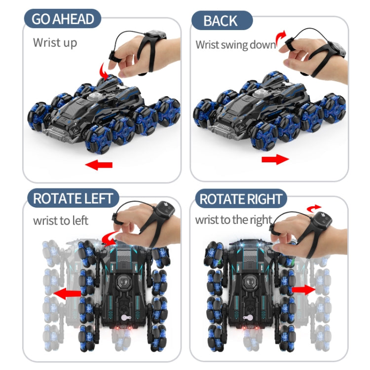 DM-558 Eight Wheel Stunt Drift Spray Remote Control Car