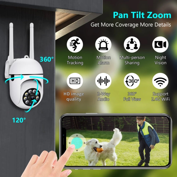 A7 1080P HD Wireless WiFi Smart Surveillance Camera Support Night Vision / Two Way Audio