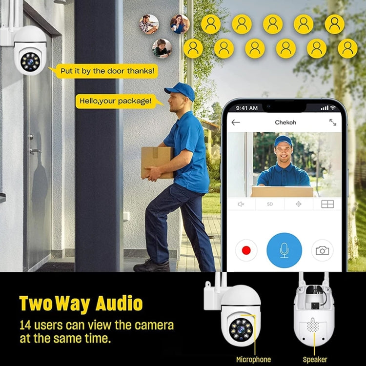 A7 1080P HD Wireless WiFi Smart Surveillance Camera Support Night Vision / Two Way Audio