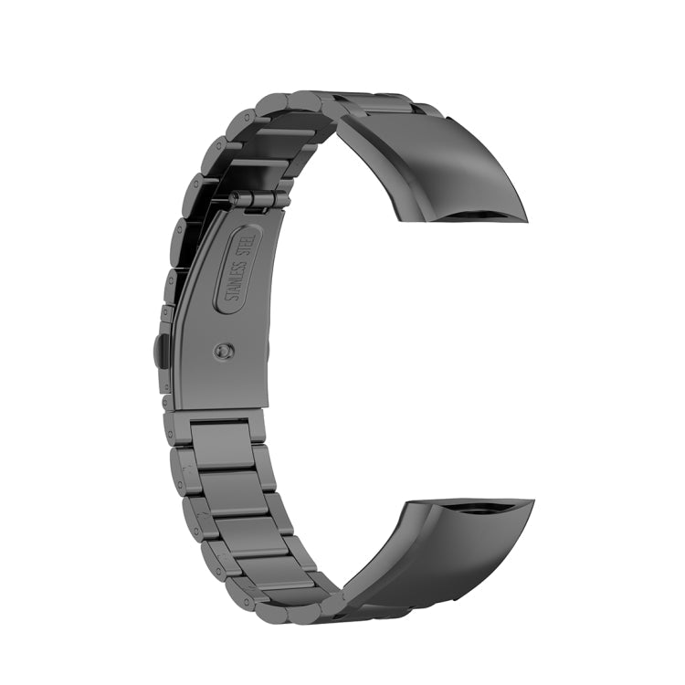 For Huawei Honor Band 4 (CRS-B19) / Honor Band 5 (CRS-B19S) Three Beads Steel Wrist Strap Watchband