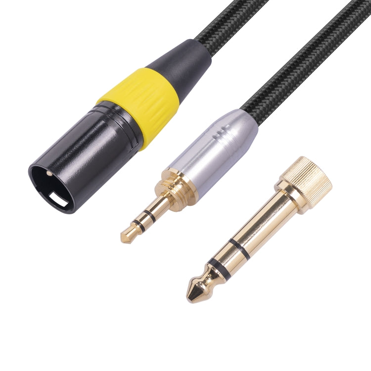 SB423K108-03 6.35mm + 3.5mm Male to XLR 3pin Male Audio Cable, Length: 30cm My Store