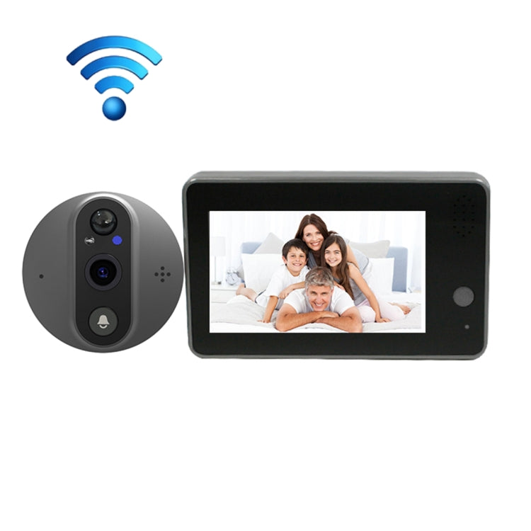 SY-38 4.3 inch WIFI Doorbell Viewer Support Night Vision & Motion Detection & Remote Voice Reluova