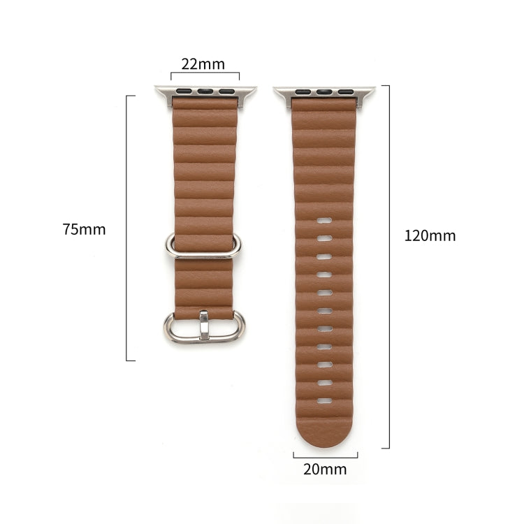 Ocean Style Leather Watch Strap