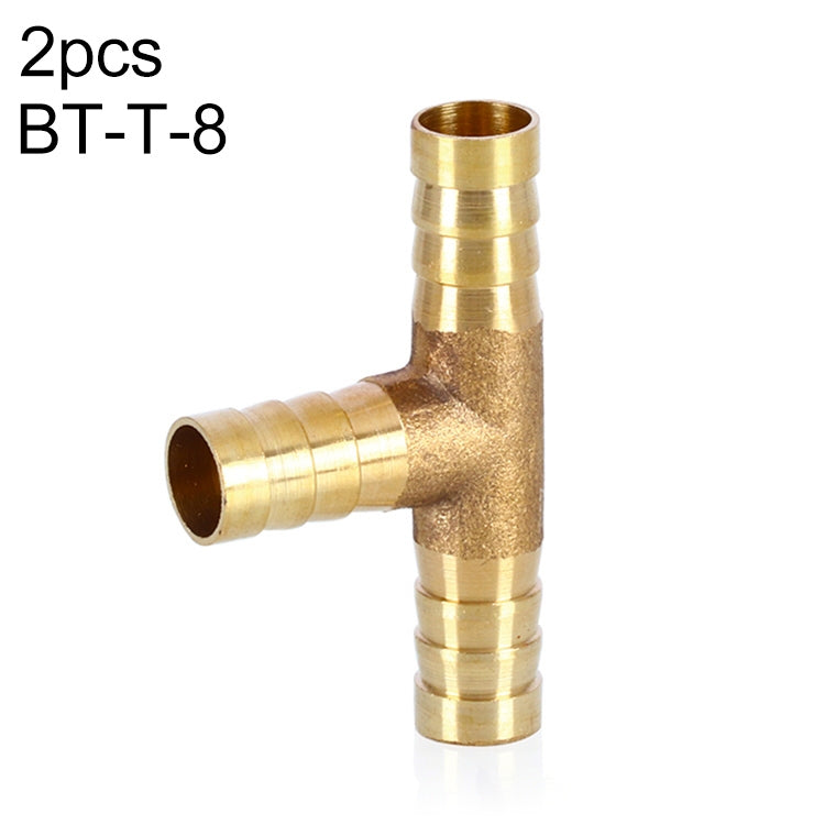 LAIZE 2pcs Pagoda T-type Three Way Pneumatic Components, Caliber:6mm My Store