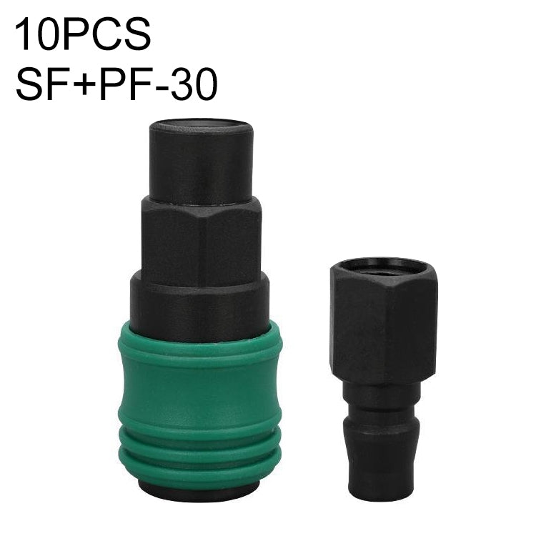 10pcs Plastic Steel C-type Self-lock Pneumatic Components