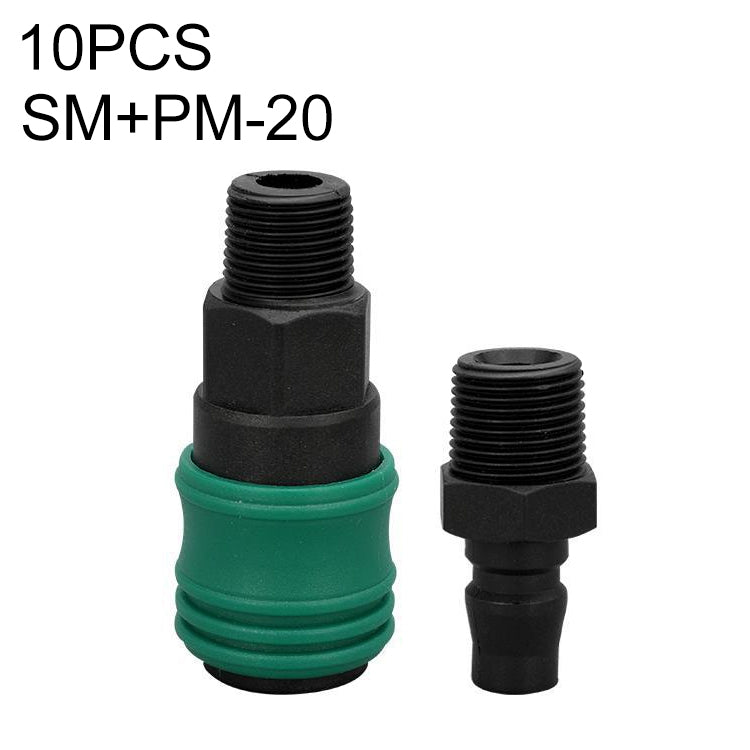 10pcs Plastic Steel C-type Self-lock Pneumatic Components