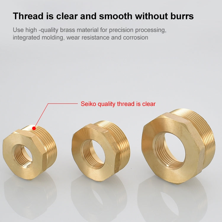 LAIZE 2pcs Compensation External Internal Connection Reducing Internal Thread External Thread, Caliber:4 Point-6 Point My Store