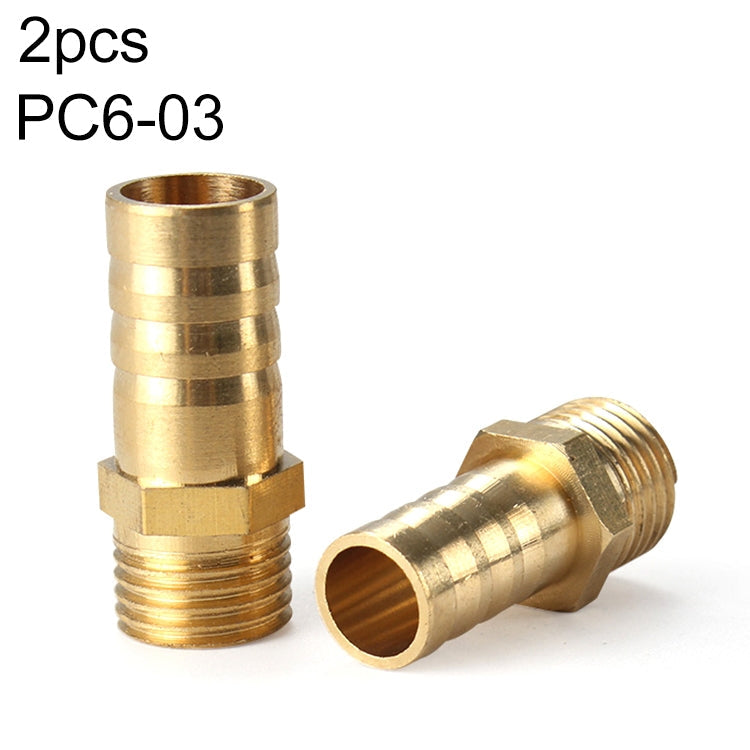 PC16-04 LAIZE 2pcs Pneumatic Components Pagoda PC External Thread My Store