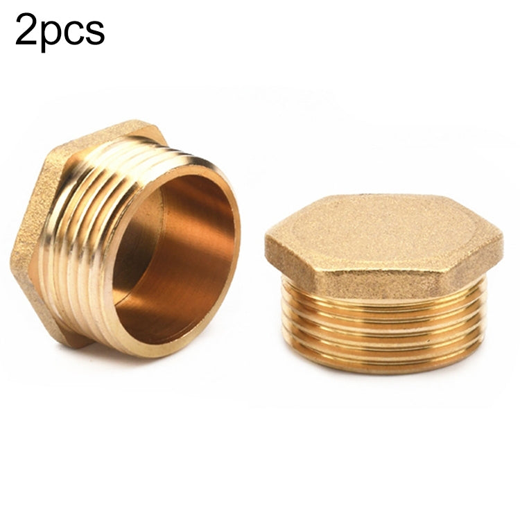 LAIZE 2pcs Hexagon Plug Male Thread, Caliber:4 Point My Store