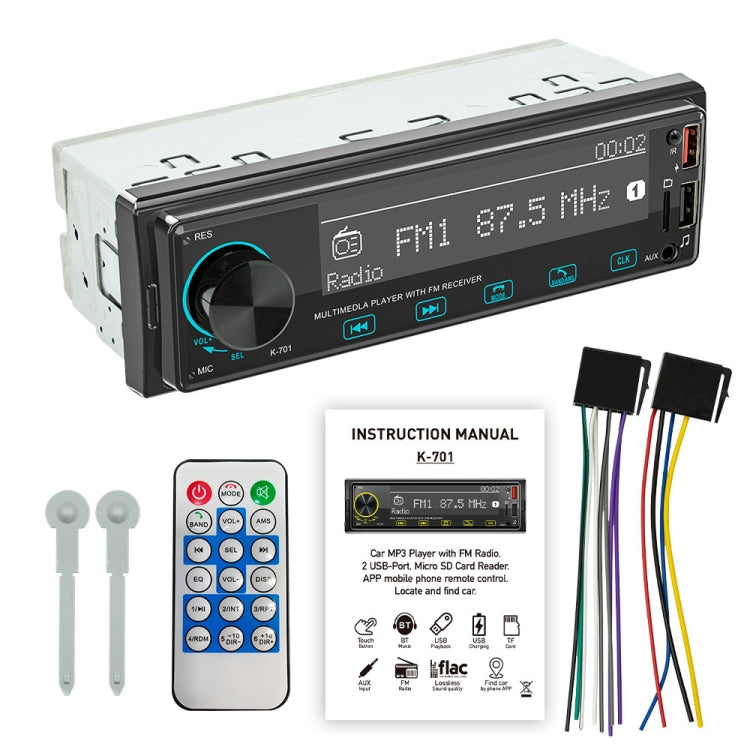 2.5D Touch Screen Car MP3 Player Radio Support Bluetooth Positioning Find Car-Reluova