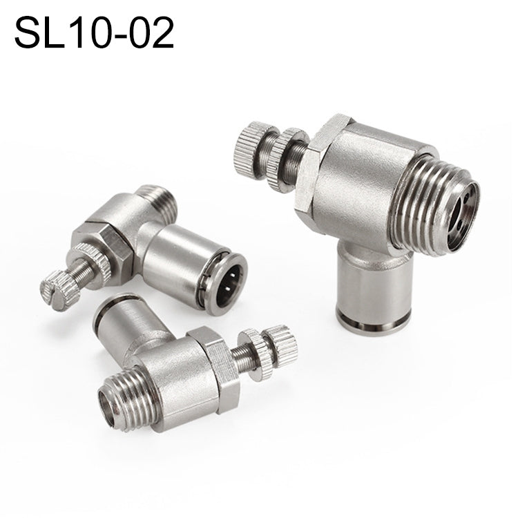 LAIZE Nickel Plated Copper Male Thread Throttle Valve Pneumatic Connector My Store