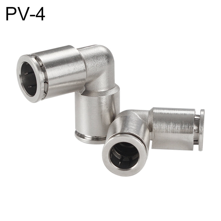 LAIZE Nickel Plated Copper Elbow Pneumatic Quick Connector My Store