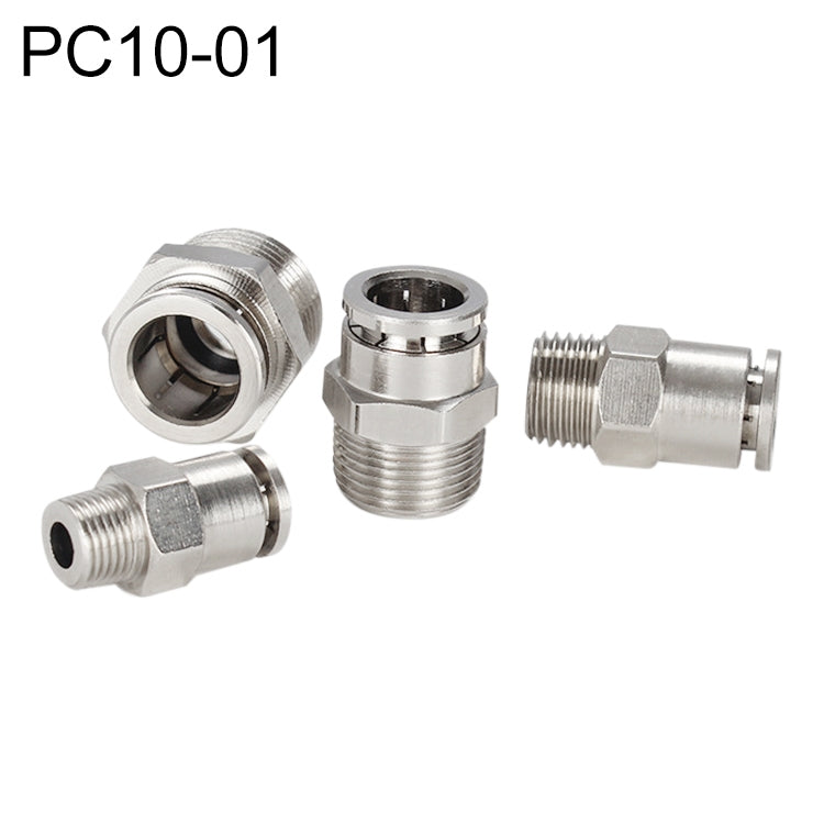 LAIZE Nickel Plated Copper Male Thread Straight Pneumatic Quick Connector My Store