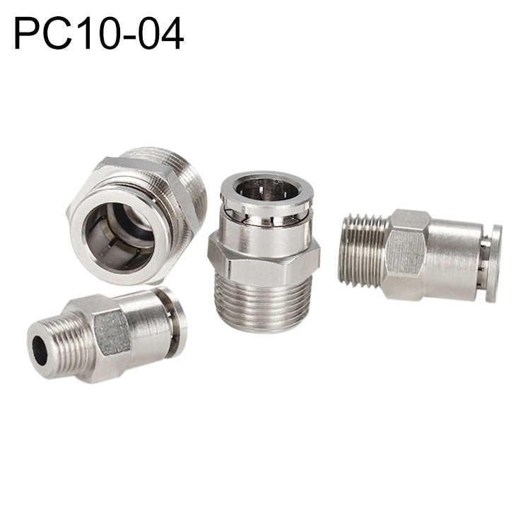 LAIZE Nickel Plated Copper Male Thread Straight Pneumatic Quick Connector My Store