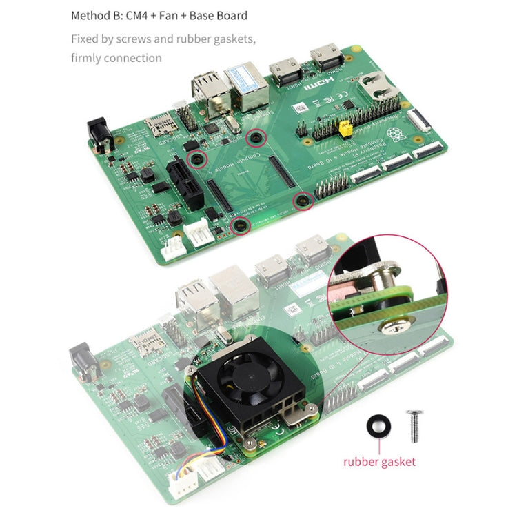 Waveshare Dedicated 3007 Cooling Fan for Raspberry Pi Compute Module 4 CM4