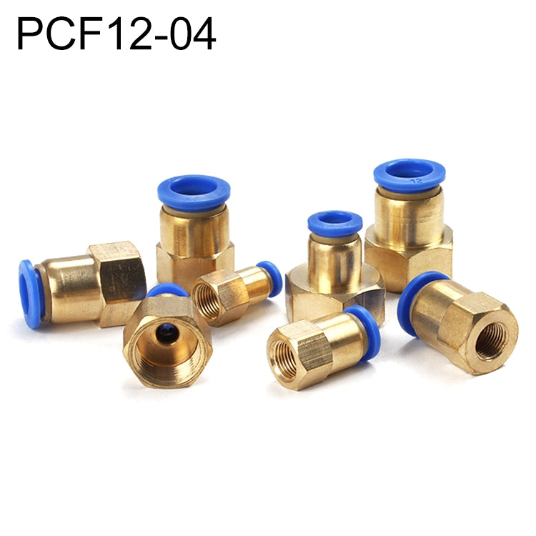 PCF6-03 LAIZE 2pcs Female Thread Straight Pneumatic Quick Connector My Store