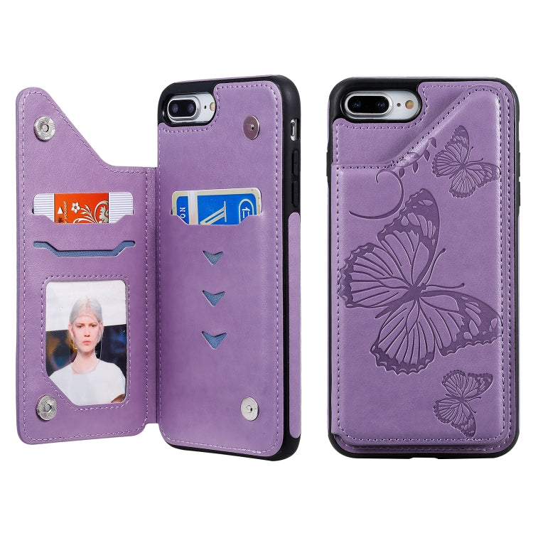 Butterfly Embossing Pattern Shockproof Protective Case with Holder & Card Slots & Photo Frame, Series 2 My Store