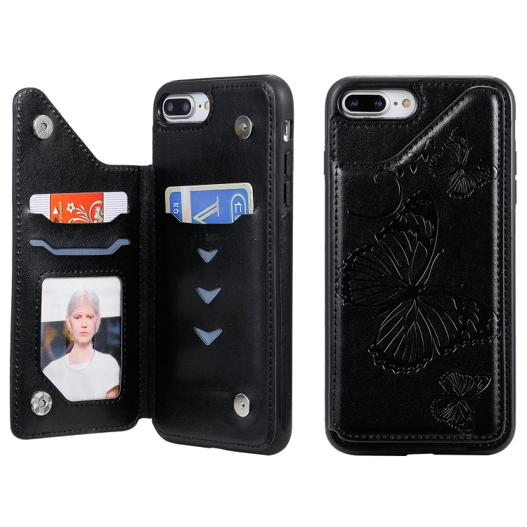 Butterfly Embossing Pattern Shockproof Protective Case with Holder & Card Slots & Photo Frame, Series 2 My Store