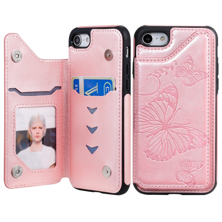 Butterfly Embossing Pattern Shockproof Protective Case with Holder & Card Slots & Photo Frame, Series 1 My Store