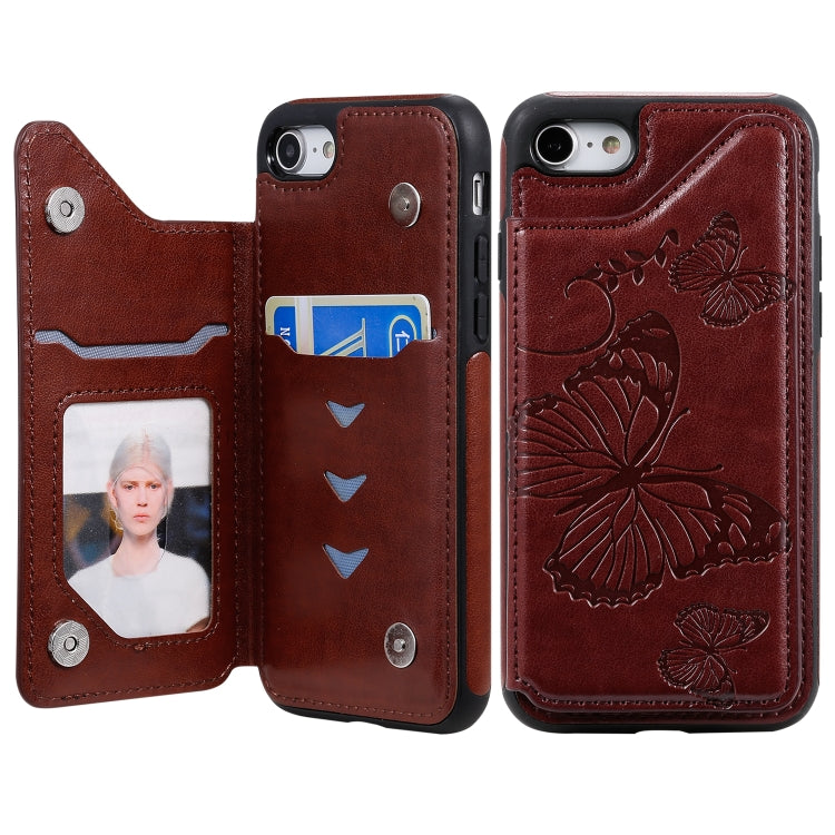 Butterfly Embossing Pattern Shockproof Protective Case with Holder & Card Slots & Photo Frame, Series 1 My Store