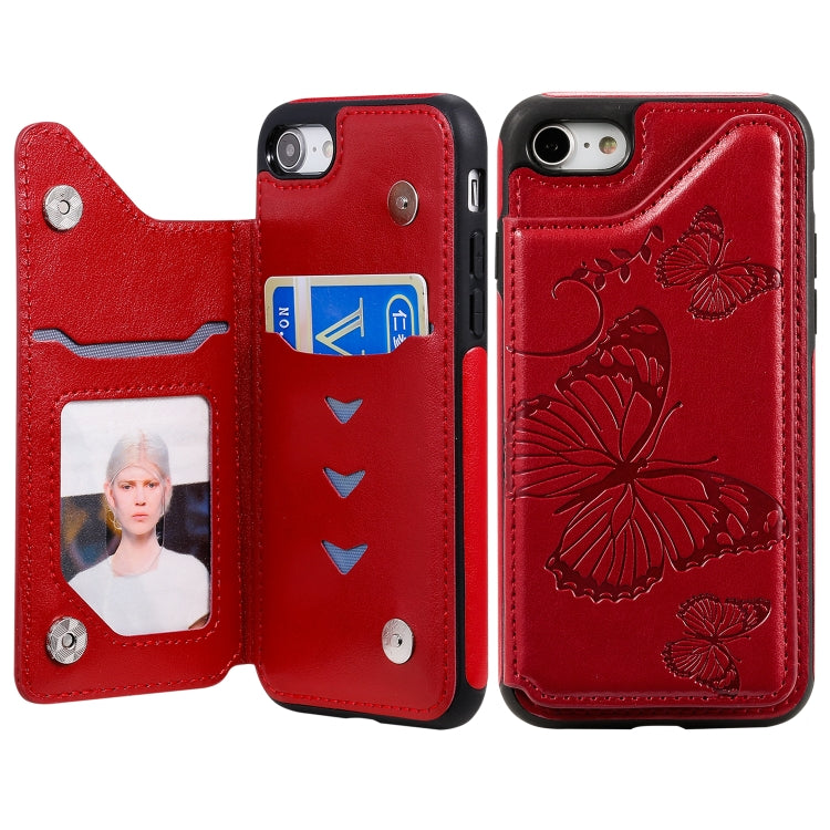 Butterfly Embossing Pattern Shockproof Protective Case with Holder & Card Slots & Photo Frame, Series 1 My Store