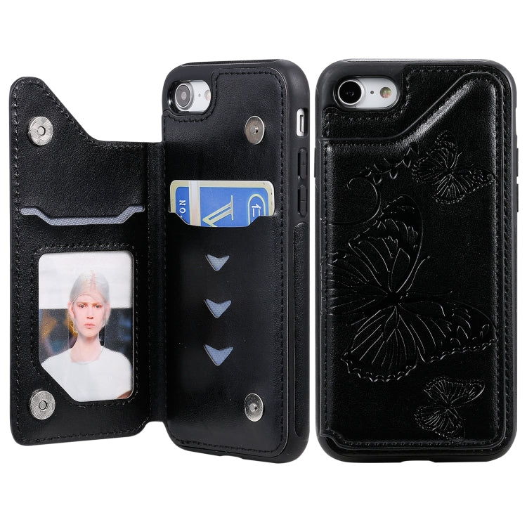 Butterfly Embossing Pattern Shockproof Protective Case with Holder & Card Slots & Photo Frame, Series 1 My Store