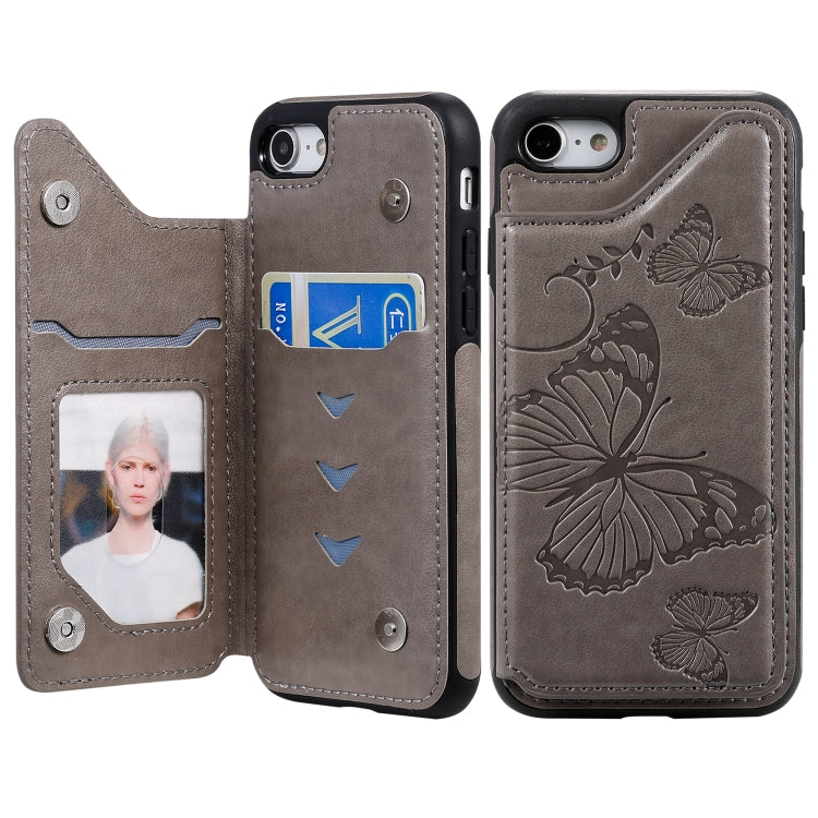 Butterfly Embossing Pattern Shockproof Protective Case with Holder & Card Slots & Photo Frame, Series 1 My Store