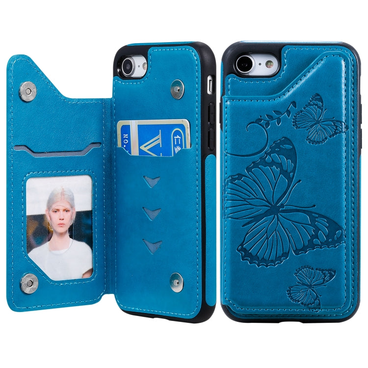 Butterfly Embossing Pattern Shockproof Protective Case with Holder & Card Slots & Photo Frame, Series 1 My Store